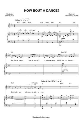 How Bout a Dance Sheet Music: Exploring the Enigma of Rhythm and Harmony