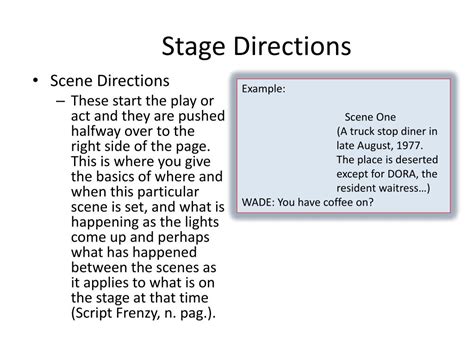 What is Stage Directions in a Play: A Symphony of Silent Narrators