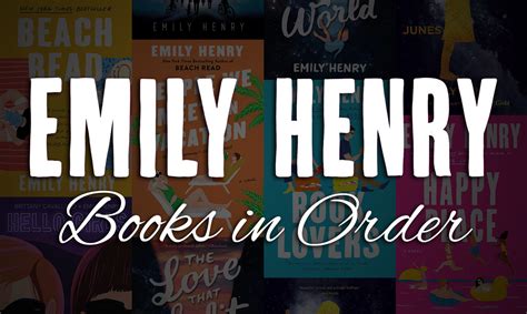 what order to read emily henry books? exploring the narrative arcs and character growth in her works